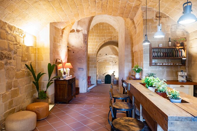 Matera: Pasta Cooking Class Old Farmer Style in a Sassi Cellar - The meal begins with bread and bruschetta