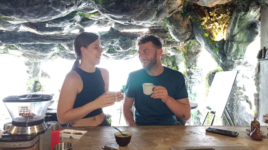 Medellin: Coffee Farm Tour & Spa with Overnight Glamping - Fire pit, barbecue, and the first night