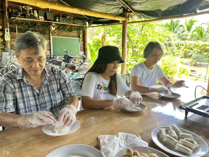 Mekong Delta Day Trip: Explore Cycling & Cook Classes Farm - BBQ Vietnamese lunch at 11:40am