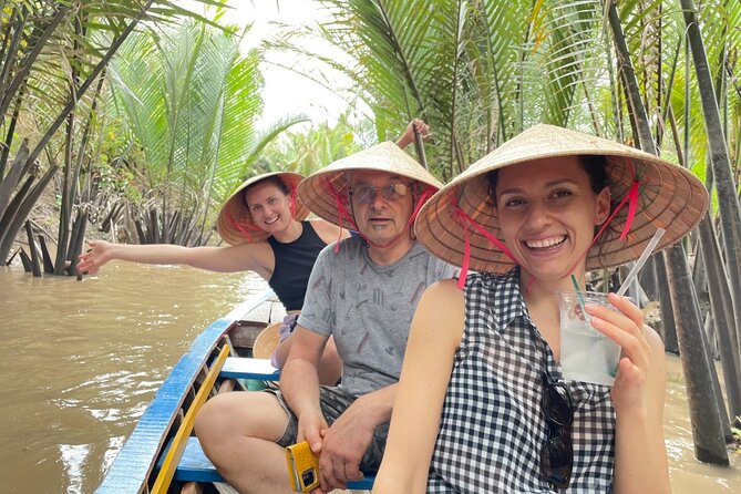 Mekong Delta Nature Cano-Kayak-Cycling & Fishing Private Day Trip - Cycling beside rice fields and visiting Xom Trau Pagoda