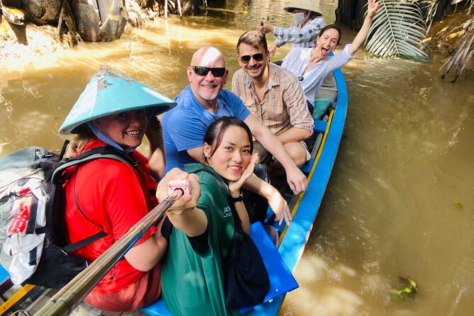 Mekong Delta Nature Cano-Kayak-Cycling & Fishing Private Day Trip - Getting your hands muddy with rice planting and fishing