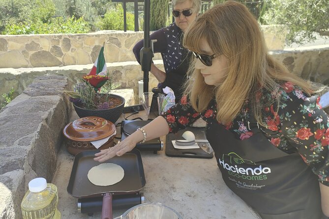 Mexican Cooking Class at Hacienda Eco-Domes | Valle de Guadalupe - Preparing Sinaloa-style chicken enchiladas