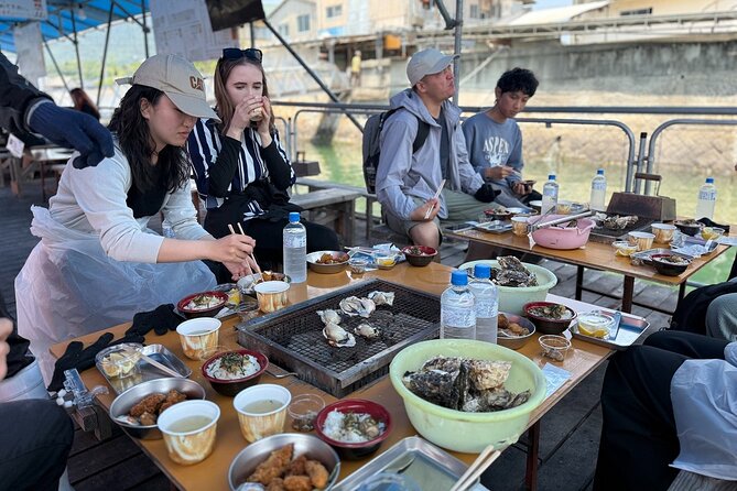 Miyajima Guided Tour and Fresh Oyster Farm Tour - An oyster lunch at Shimada Suisan