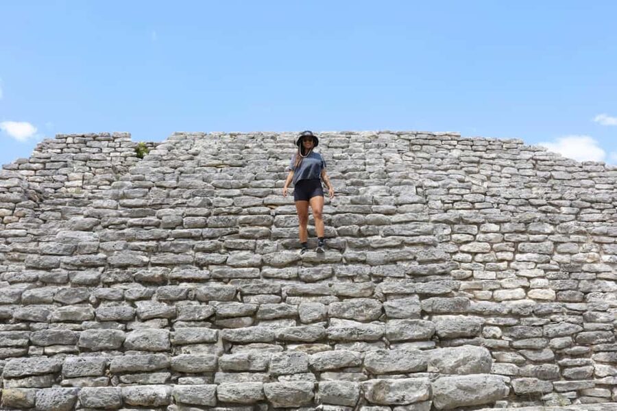 Motul, Hacienda, Xcambo, Pink Salt Mine & Progreso Day Trip - Xtampús pink ponds are a quick visual change