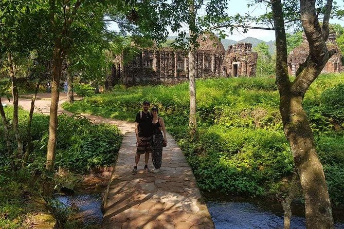 MY SON Tour & Hoi An Countryside with Basket Boat, Buffalo Ride,Farming Activity - The Bay Mau basket boat ride adds a local skill