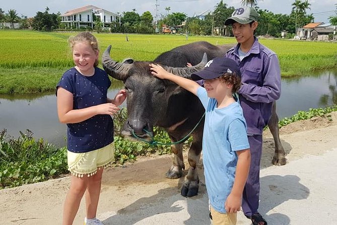MY SON Tour & Hoi An Countryside with Basket Boat, Buffalo Ride,Farming Activity - A private vehicle makes the eight-hour schedule easier