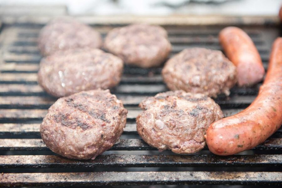 Mykonos: Barbecue at a Mykonian Farm - Making horiatiki, tzatziki, and sausage omelet