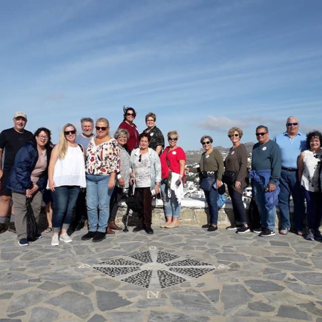 Mykonos: Farm, Ano Mera Village, and Beaches Guided Tour - Guides, vehicles, and the practical feel of the tour