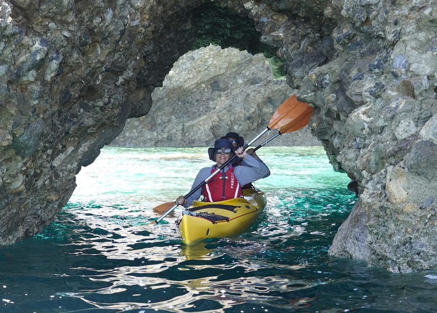Naxos: Kampos Farm Sea Kayak Tour with Snorkeling & Picnic - Getting ready for a 12-kilometer paddle