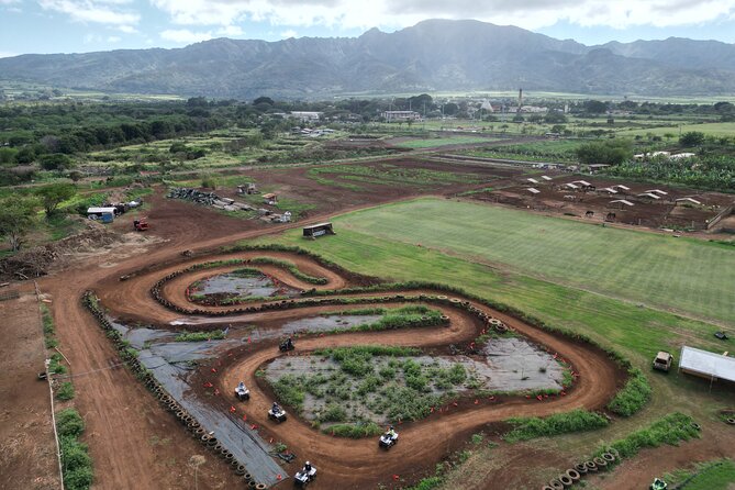 Oahu Beachfront ATV Adventure and Farm Tour - Riding your own Kawasaki ATV at North Shore Stables