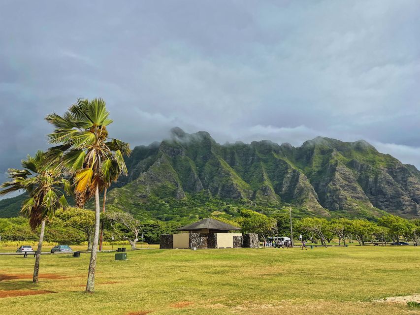 Oahu: North Shore Experience and Dole Plantation - Kualoa Regional Park and the views across the water