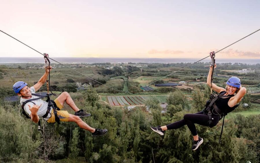 Oahu: North Shore Zip Line Adventure with ATV and Farm Tour - Practical requirements and comfort limits