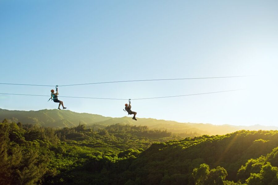 Oahu: North Shore Zip Line Adventure with ATV and Farm Tour - Eight zip lines with views in every direction