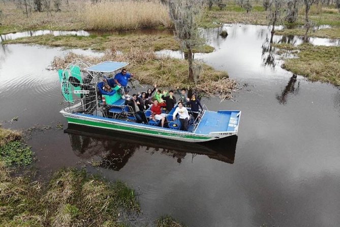 Oak Alley Plantation and Small Airboat Tour from New Orleans - The small airboat at Barataria Preserve