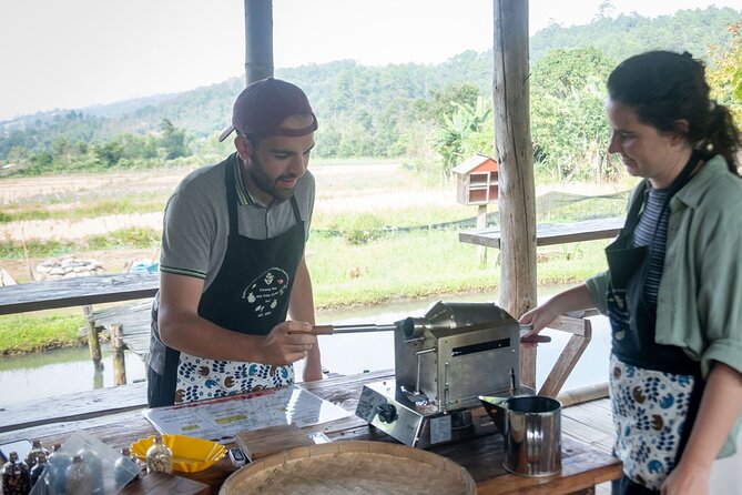Off the Map Chiang Mai Jungle Coffee Trek Roast and Brew - Learning the V60 pour-over method