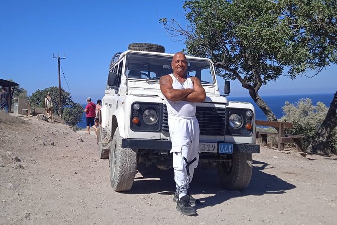 Paphos: Akamas Gorge & Turtle Bay & Donkey Farm Jeep Safari Tour - Sea caves and the first coastal views