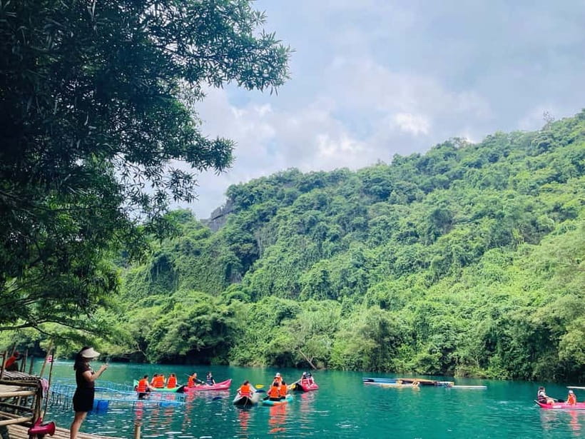 Phong Nha - Paradise Cave & Dark Cave or Duck Farm in needed - The jungle path to Paradise Cave