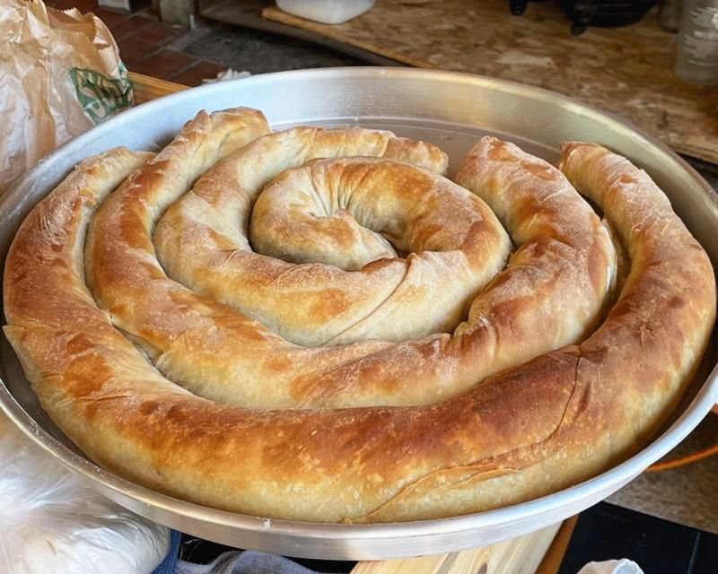 Phyllo Pie Baking Class @ Lefkada Micro Farm - The open-air kitchen and the wood-burning oven