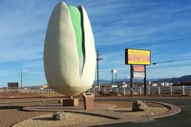 PistachioLand Farm Tour - The giant pistachio and the farm’s extra attractions