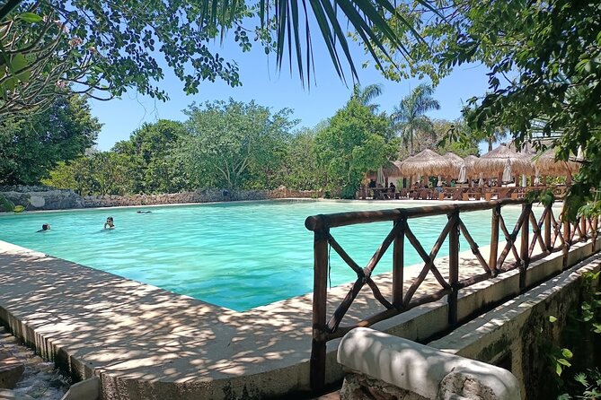 Private Tour of Uxmal and Cenote Hacienda Mucuyche 2 cenotes - Lunch, the pool, and the long ride back