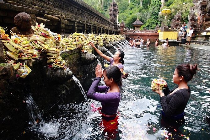 Private Tour Ubud: Swing at Rice Field with Temple and Waterfall - Manuaba Waterfall and the most active part of the day