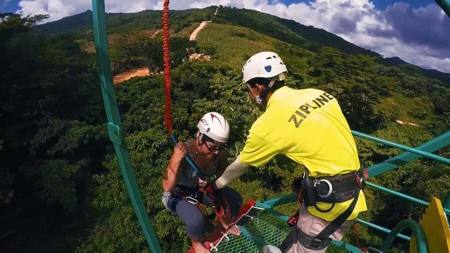 Punta Cana: Buggy and Zipline Adventure at La Hacienda - A river swim for a needed reset