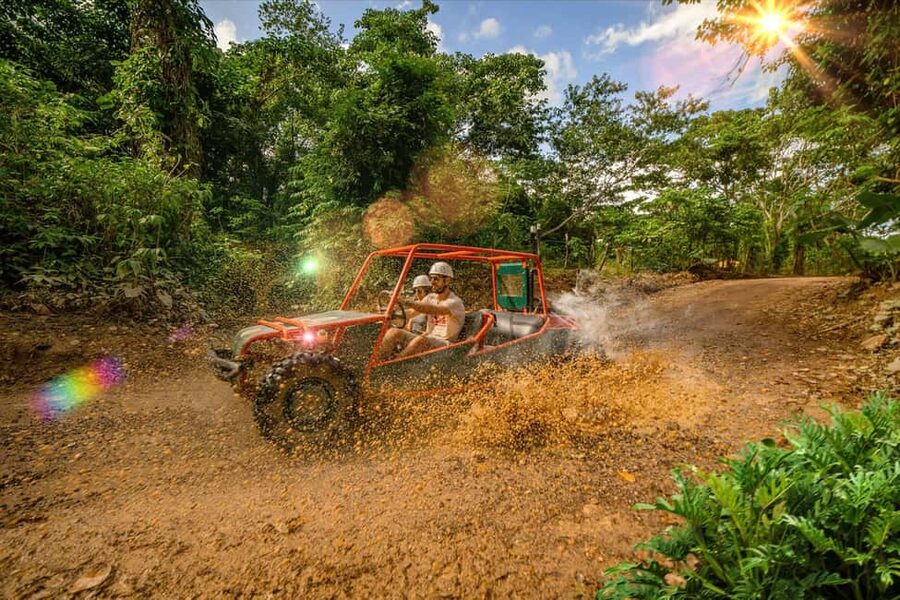 Punta Cana: Buggy and Zipline Adventure at La Hacienda - Flying 160 meters above the jungle