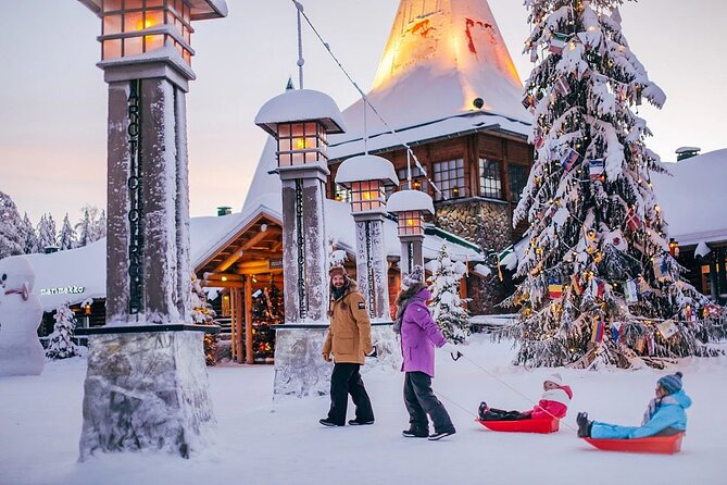 Rovaniemi Santa Claus Village Husky Reindeer Farm Arctic Museum - Santa Claus Village delivers the holiday fantasy