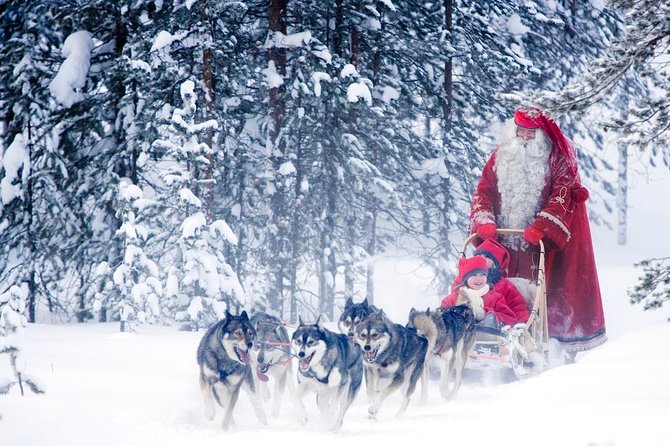 Rovaniemi Santa Claus Village Husky Reindeer Farm Arctic Museum - Huskies and reindeer bring the Arctic to life