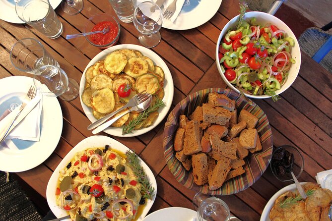 Santorini Family Farm Food & Wine Tour with Cooking Class - What the 4.5-hour schedule means for you