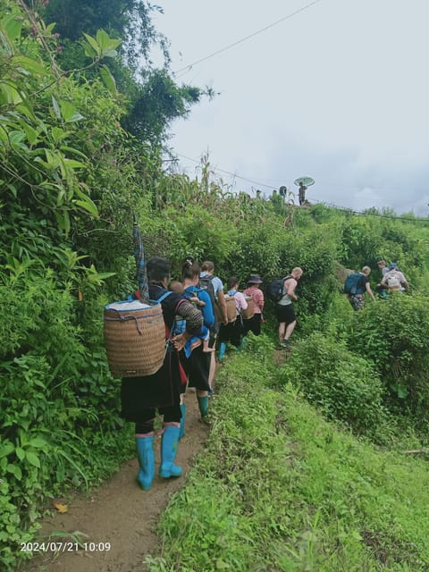 SAPA TREKKING, RICE FIELDS, LOCAL VILLAGES, BAMBOO FOREST - Walking on to Ta Van Village