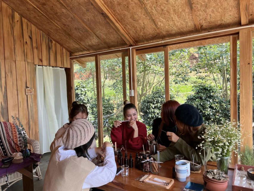 Scented candle workshop at Twin Beans Farm - Da Lat suburb - Why the farm setting matters