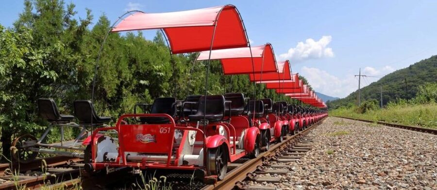 Seoul: Gangwon-do Day Trip with Alpaca World & Nami Island - Choose a Gangchon rail-bike ride