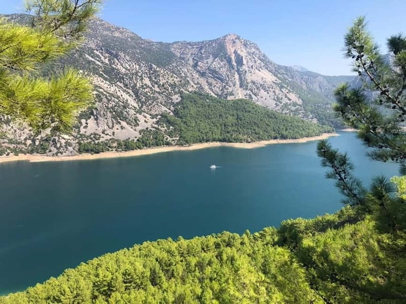 Side, Alanya: Green Canyon Boat, Waterfall&Orchards Mix Tour - Riding the open-top cabrio buses