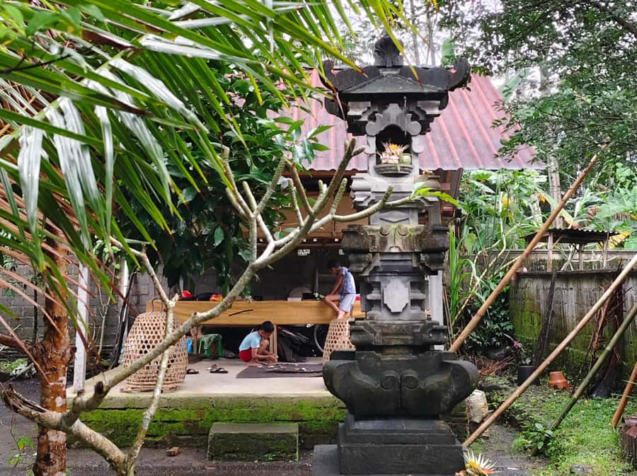 Sidemen: Rice Terraces, Waterfall, & Village Tour - Walking through a Balinese village