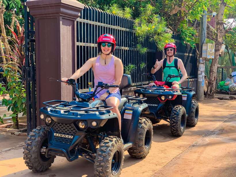 Siem Reap: Khmer Village and Fish Farm ATV Tour - Buddhist temples along the route