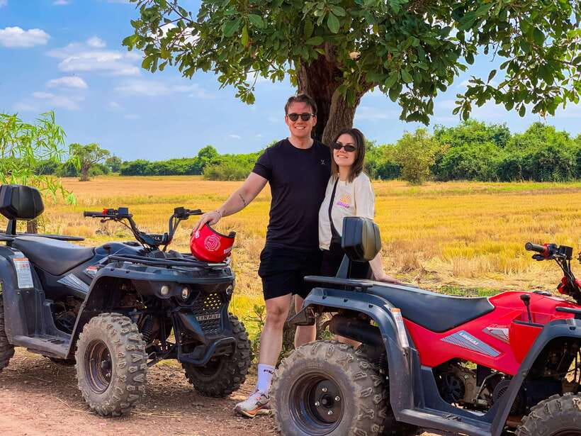 Siem Reap: Khmer Village and Fish Farm ATV Tour - Hotel pickup and a calm start outside the city