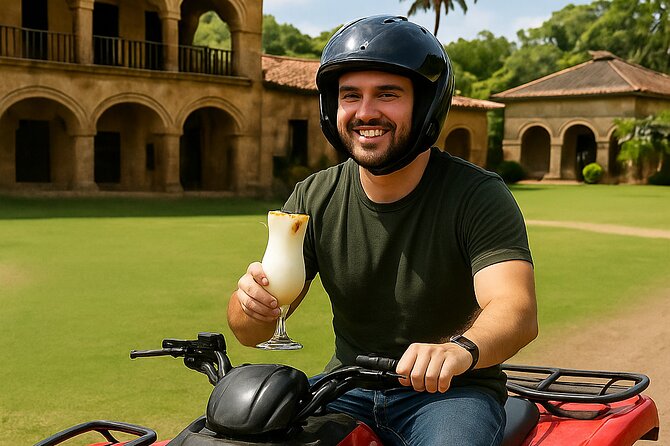 Single ATV Experience: Free Piña Colada + Hacienda Transfer - The Paso Fino stables add another local detail