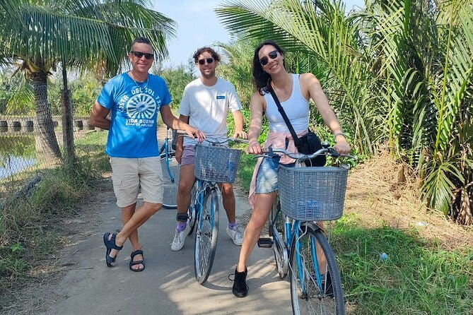 Small Group Bicycle Tour with Farming and Fishing Experience - Trying farm work instead of just photographing it
