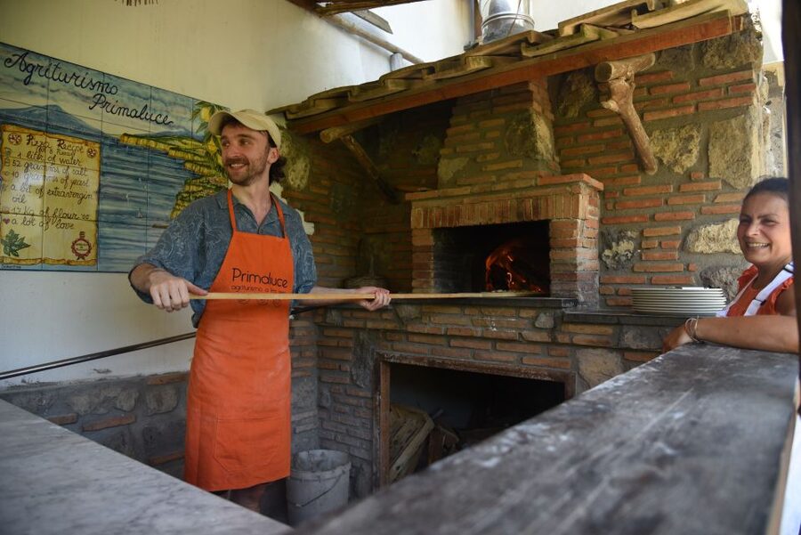 Sorrento: Pizza Lesson, Wine, and Limoncello at a Local Farm - The views, garden, and outdoor setting