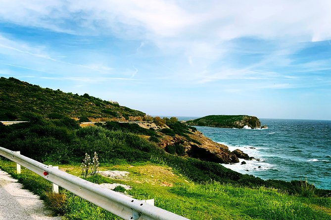 Sounion Highlights: Vouliagmeni, Olive Farm, Poseidon Temple, Thorikos Theatre - From Paleo Faliro along the Athens Riviera