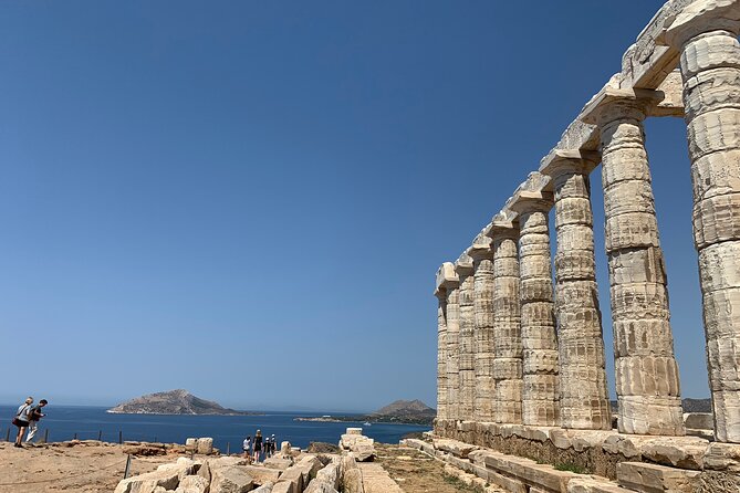 Sounion Highlights: Vouliagmeni, Olive Farm, Poseidon Temple, Thorikos Theatre - An organic farm lunch near Sounion