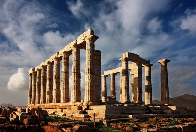 Sounion Highlights: Vouliagmeni, Olive Farm, Poseidon Temple, Thorikos Theatre - Lake Vouliagmeni and its spring-fed water