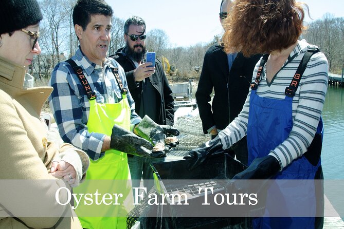 Southold Bay Oyster Farm Tour - The waterfront tasting and shucking lesson
