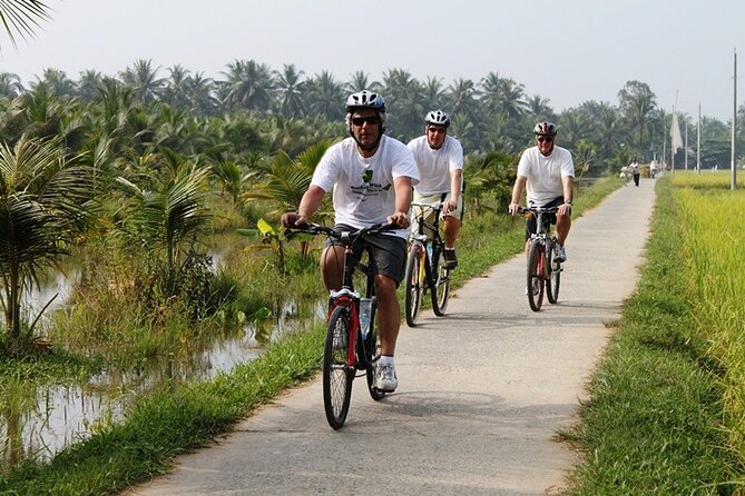 The Mekong Island Biking Tour and Lunch with farmers - Silk weaving by hand