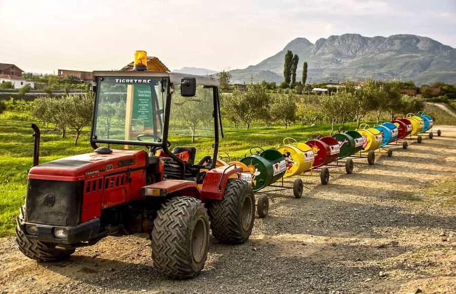 Tirana: Kruja Day Trip with Farm-to-Table Lunch - The property walk after lunch