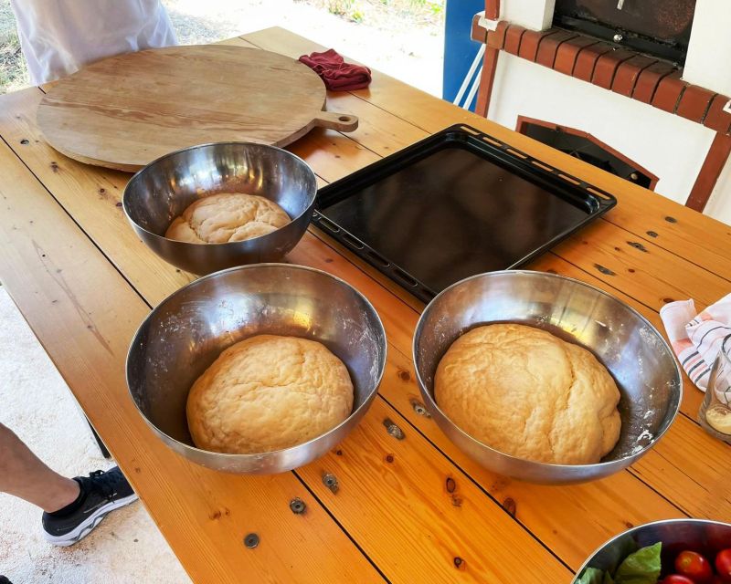 Traditional Greek Cooking Class @ Lefkada Micro Farm - Cooking in the open-air kitchen