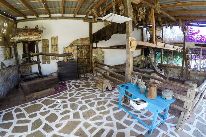 Traditional Olive Oil Making at Spiridi Olive Oil Farm - Crete - Entering the 130-year-old factory at Spiridi Olive Oil Farm