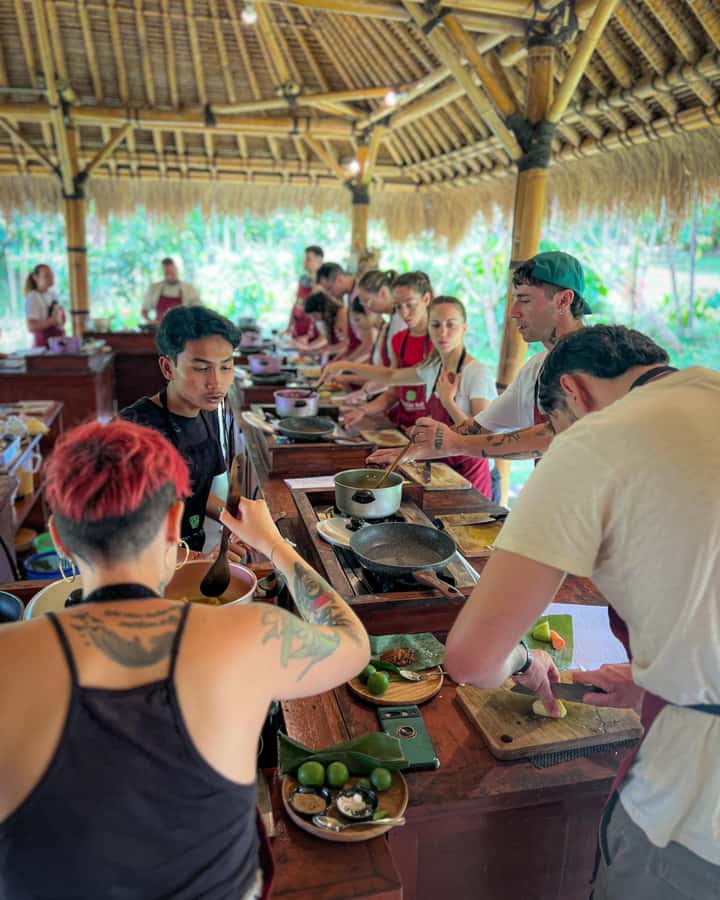 Ubud: Organic Farm Harvest, Bali Cooking Class by Pemulan - A market, a farm, and a meal you make yourself