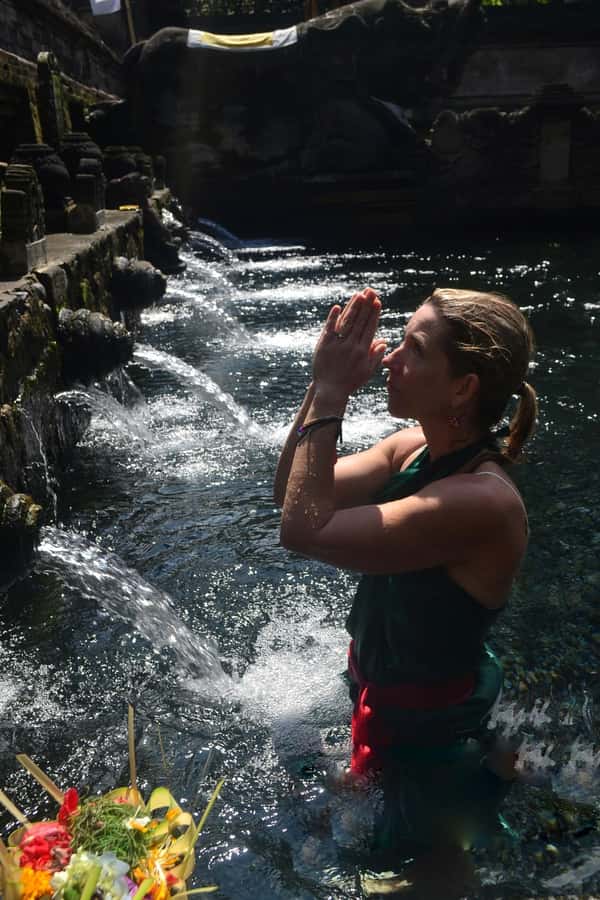 Ubud: Rice Terraces, Water Temple, & Waterfalls Private Tour - Kanto Lampo: a waterfall built for a swim